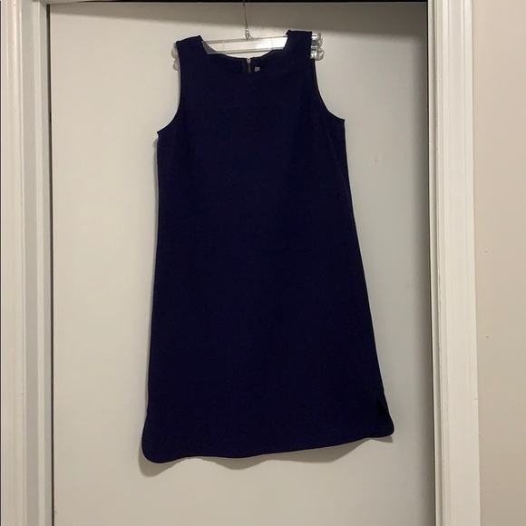 LOFT dark purple shift dress - Picture 1 of 3